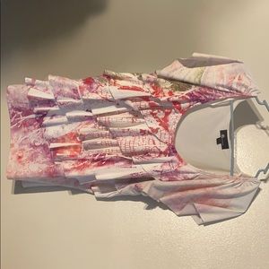 flowy ruffled blouse